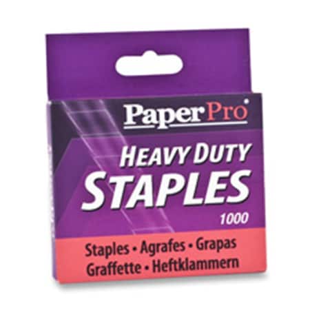 - Inc. Heavy-duty Staples- .50in. Crown-Leg- 100 Staples Per Strip